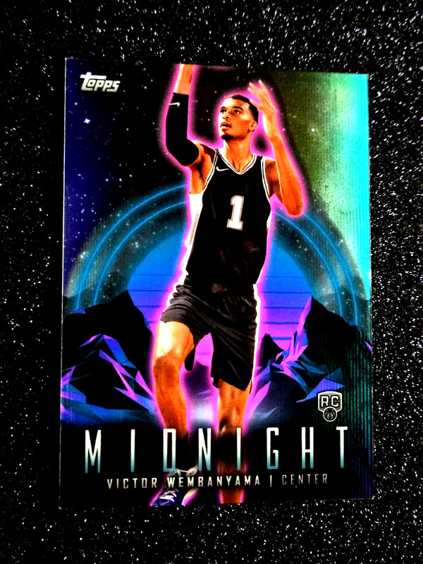 2023-24 Victor Wembanyama RC Topps Midnight Rookie Refractor #50 SP 🔮🔮