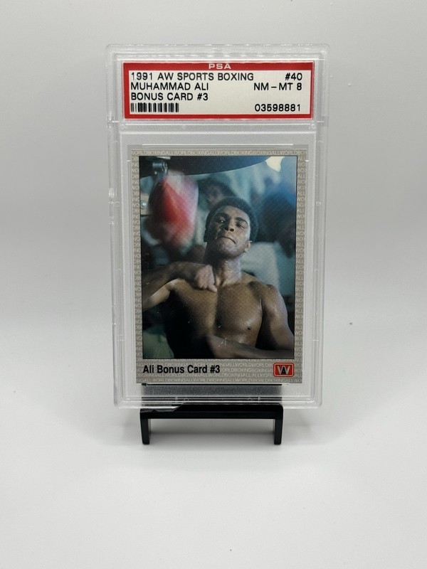 1991 AW Sports Muhammad Ali Bonus #3 SGC 8 Nm-Mt