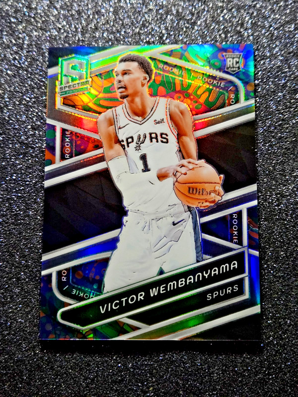 2023-24 Victor Wembanyama Spectra Psychedelic RC Prizm Rookie RARE SSP #137 🔮🔮