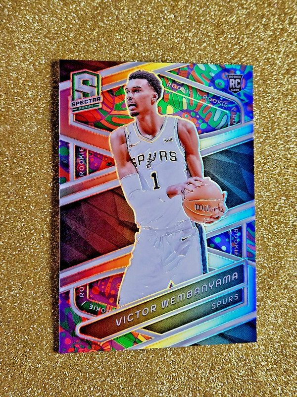 2023-24 Victor Wembanyama Spectra Psychedelic RC Prizm Rookie RARE SSP #137 🔮🔮 view 2
