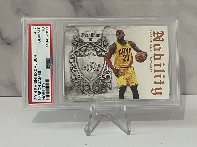 2014-15 Panini Excalibur - Nobility LeBron James #17 PSA 10 💎