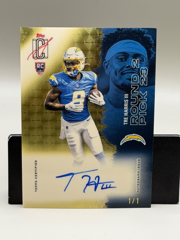 2025 Topps Signature Class Tre Harris III Rookie Superfractor 1/1 Auto RC Rare