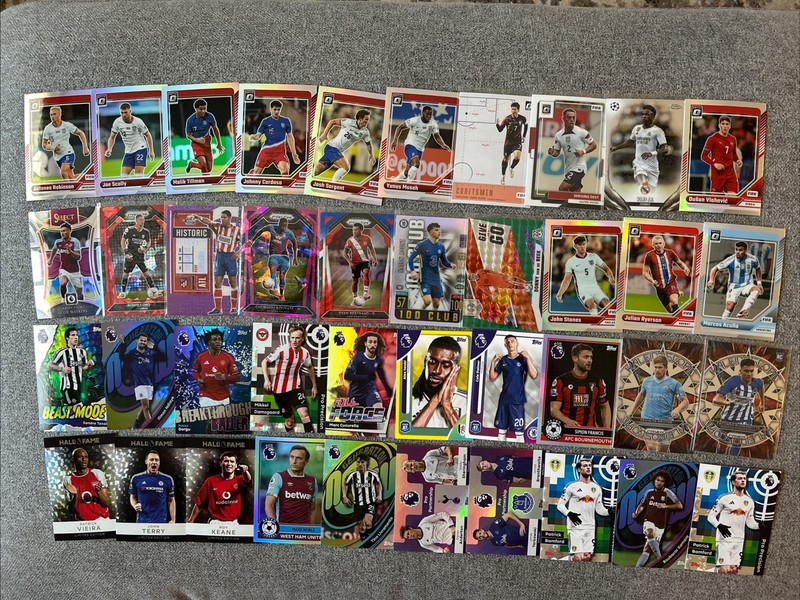 SOCCER Prizm Select Optic Insert REFRACTOR Color PARALLEL 249 Card Lot World Cup view 2