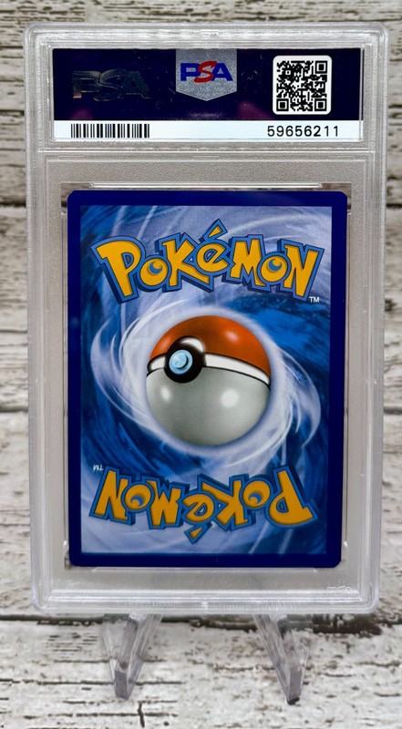2017 POKEMON PIKACHU SUN & MOON CRIMSON INVASION REVERSE HOLO FOIL #30 PSA 9 view 2