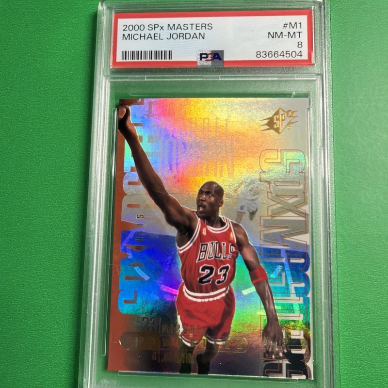 2000 SPx MASTERS M1 MICHAEL JORDAN PSA 8