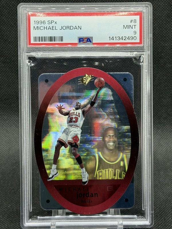 1996 SPX #8 MICHAEL JORDAN PSA 9 Chicago Bulls