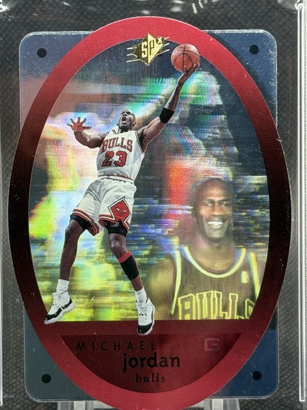 1996 SPX #8 MICHAEL JORDAN PSA 9 Chicago Bulls view 2