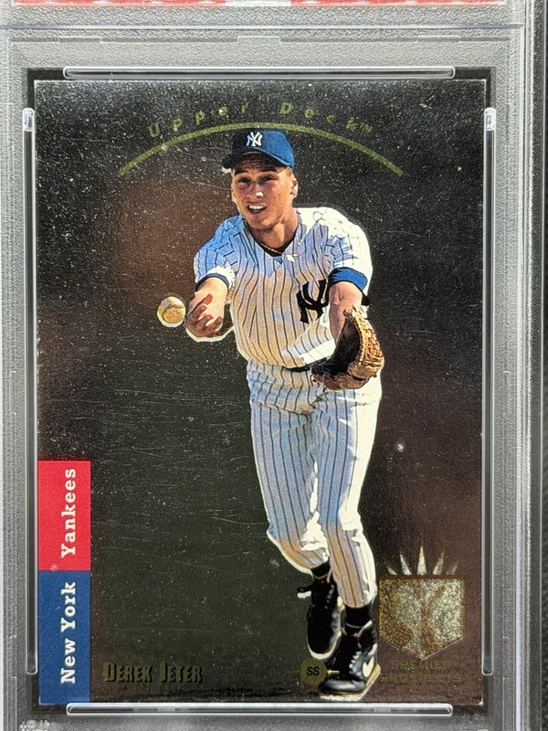 1993 Sp #279 Derek Jeter Foil PSA 5 New York Yankees HOFer view 2