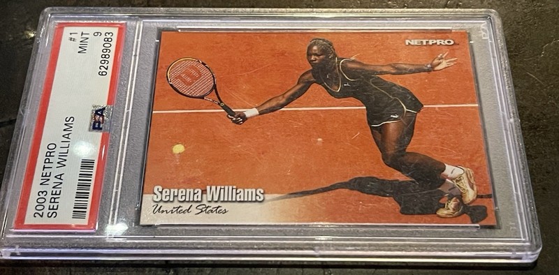 PSA 9 SERENA WILLIAMS 2003 NETPRO RC #1 TENNIS CARD GOAT! view 2