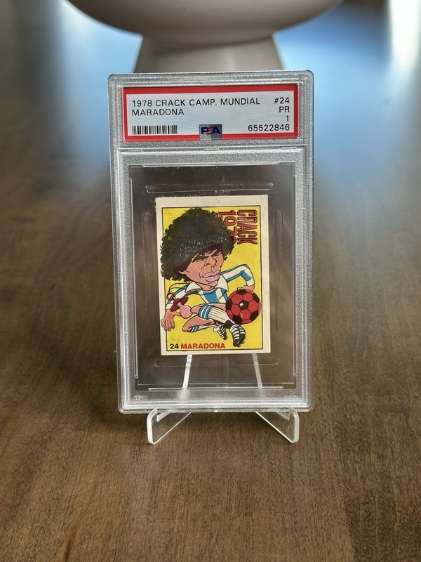 MARADONA PSA 1 1978 CRACK CAMPEONTO MUNDIAL #24 ROOKIE RC 5566