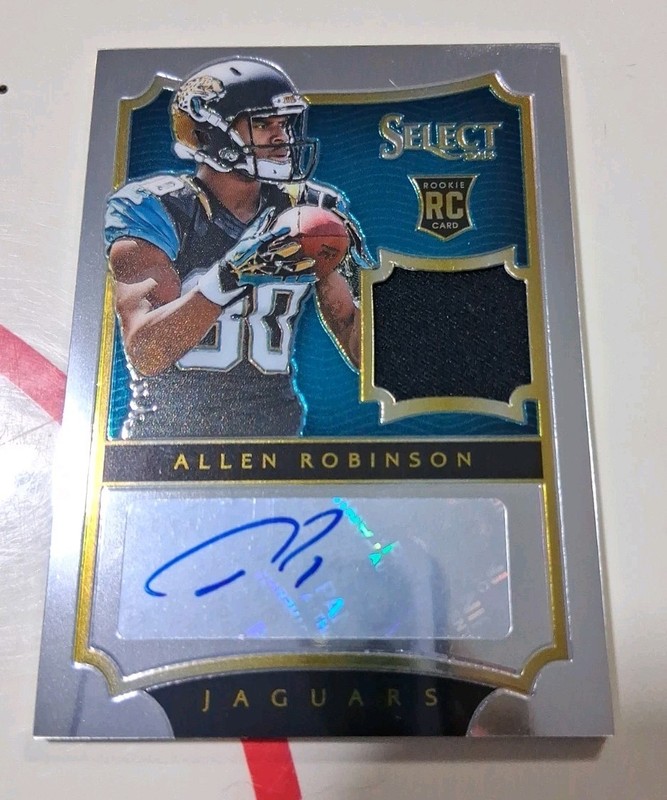 2014 Select ALLEN ROBINSON Rookie Auto Jersey Patch #81/249 Jaguars #214
