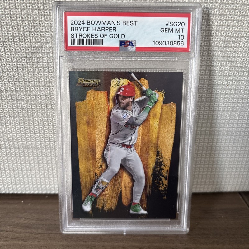 2024 Bowman’s Best Bryce Harper Strokes Of Gold #SG20 PSA 10