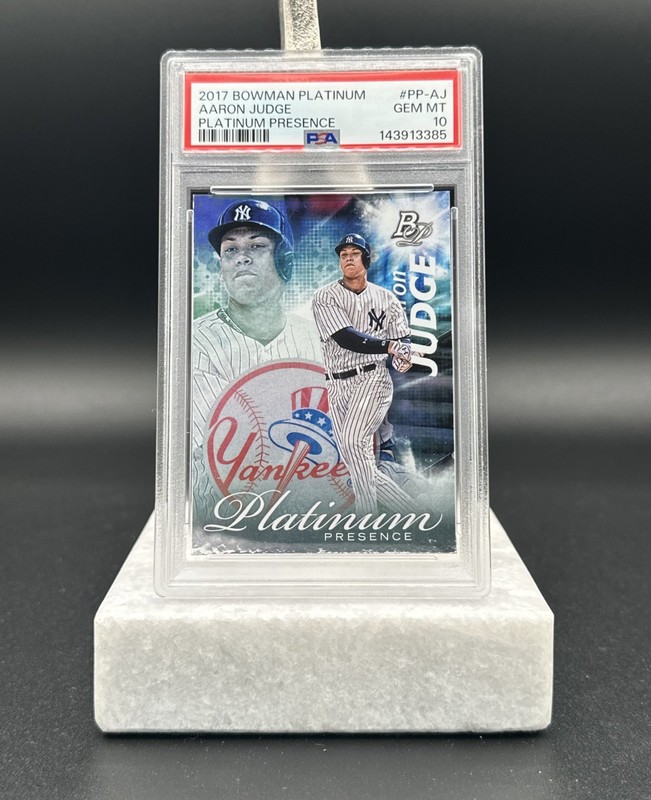 AARON JUDGE 2017 BOWMAN PLATINUM PLATINUM PRESENCE ROOKIE RC PSA 10 Yankees MLB