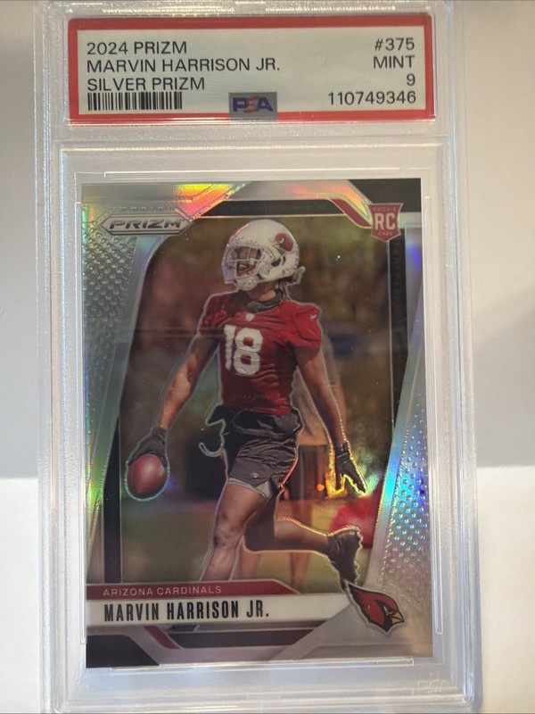 2024 Panini Prizm - Rookies Marvin Harrison Jr. #375 Silver Prizm (RC)