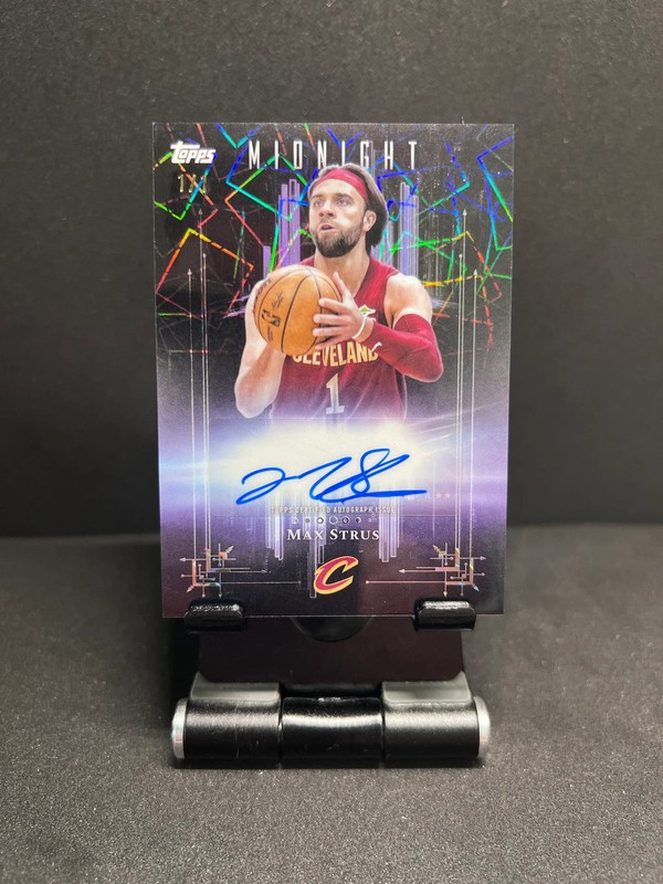 2025 TOPPS MIDNIGHT MAX STRUS 1/1 AUTO
