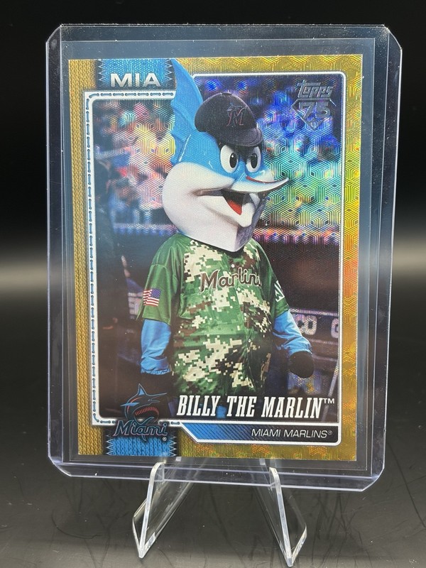 Topps Series One 2026 Billy the Marlin Miami Marlins  M-30 1/1 SuperFractor