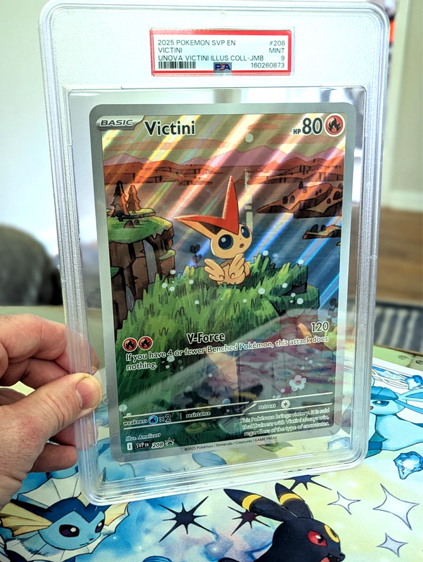 JUMBO - Victini - Scarlet and Violet Promo - 208 - PSA 9 - JUMBO