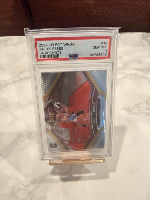 2024 Panini Select WNBA - Snapshots Angel Reese #15 (RC) PSA 10 view 2