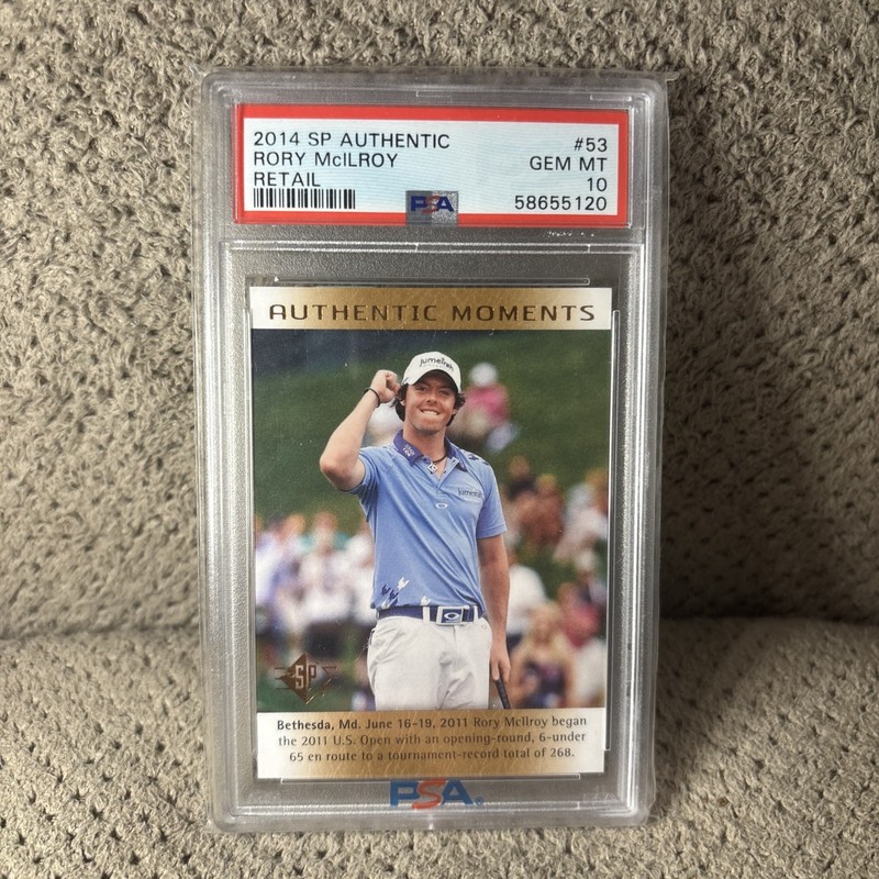 2014 SP Authentic - Authentic Moments Rory McIlroy #53 Retail Low Pop Grand Slam