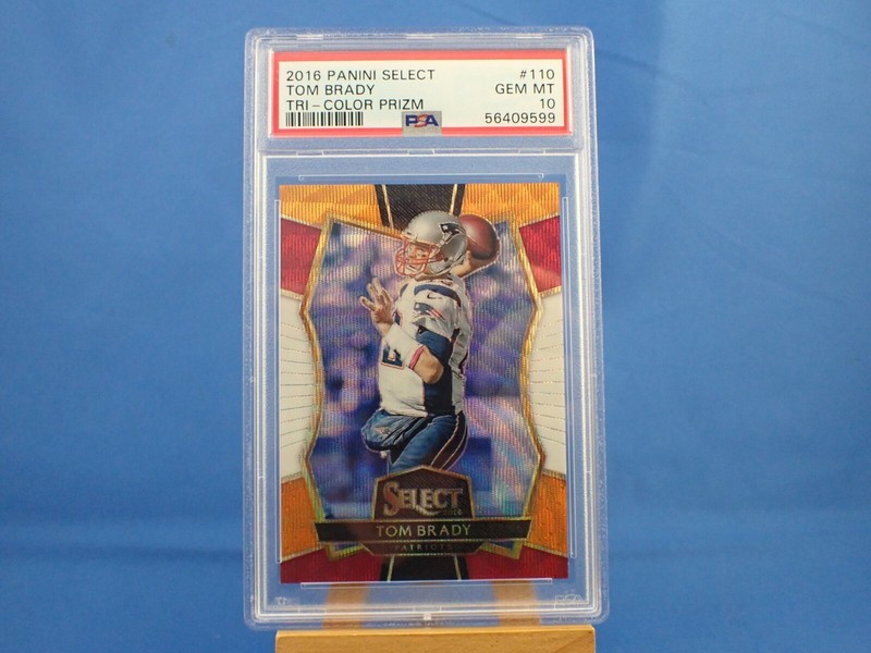 Tom Brady Select 2016 Tri Color Prizm #110  PSA 10 Gem Mint MT
