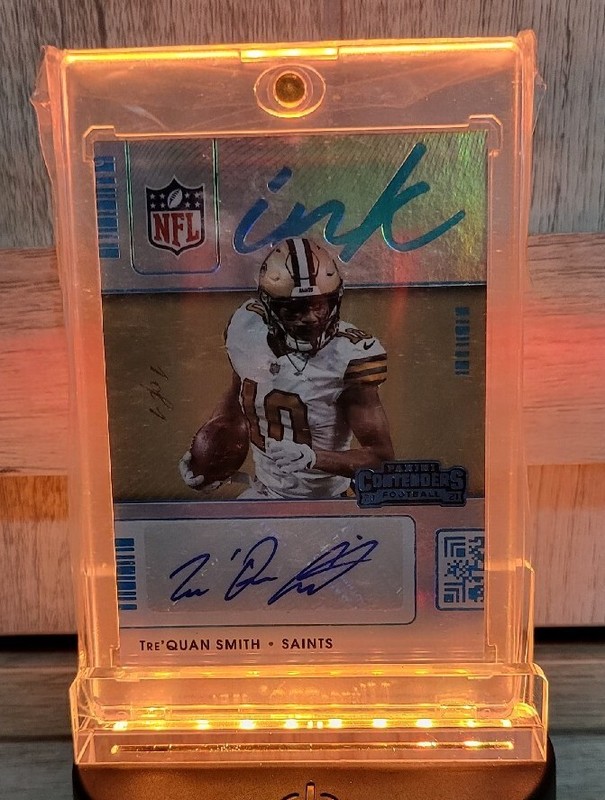 2021 Panini Contenders TRUE #1/1 NFL Ink Tre'Quan Smith AUTO Only 1.. Sealed