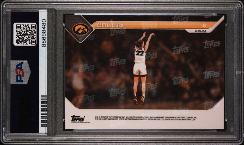 Caitlin Clark 2023 Bowman U Now #49 PSA 10 GEM MINT - Quantity view 2
