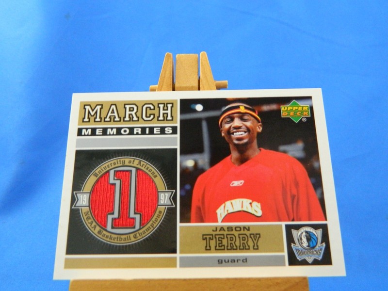 Jason Terry Upper Deck 2004 March Memories Game Used Jersey