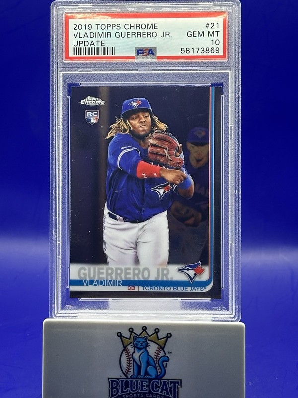 Vladimir Guerrero Jr. - 2019 Topps Chrome Update Rookie -  (RC) | PSA 10 GEM-MT view 2