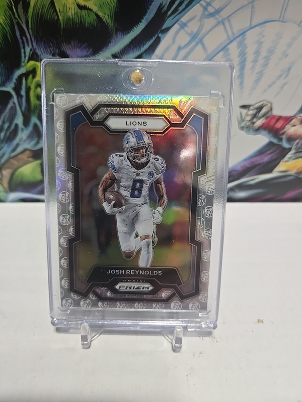  🔥 2023 PANINI SILVER LOGOMAN REFRACTOR  JOSH REYNOLDS /3 WHITE KNIGHT SSP