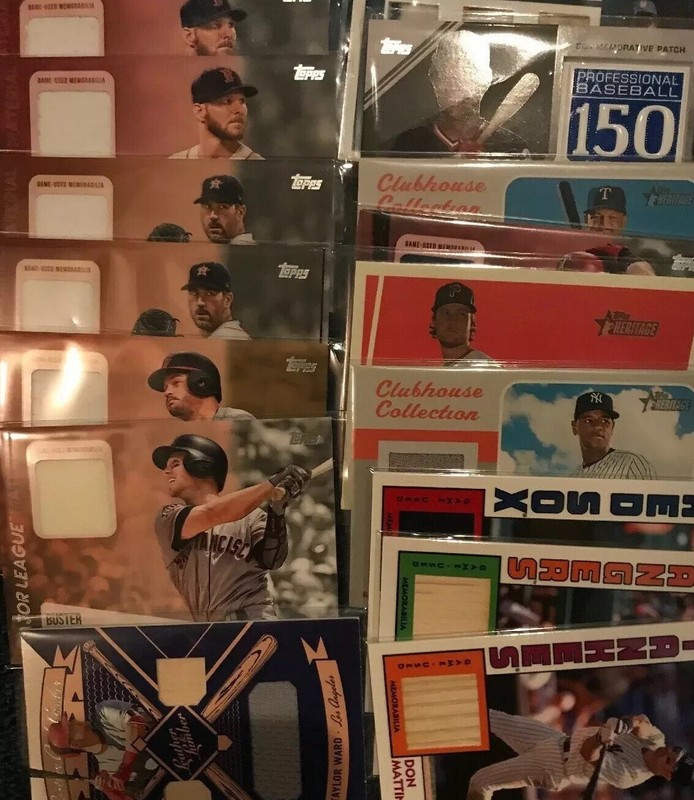 Random 10-Hit lots! MLB Auto & Game Used Relic ONLY 10x Cards Guaranteed! HOF RC