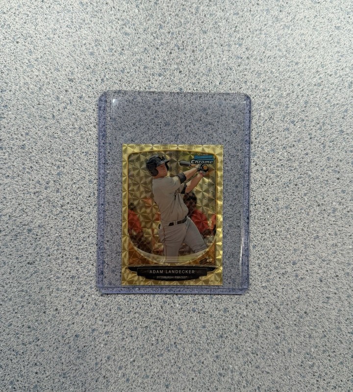 2013 Bowman Chrome Baseball #127 Adam Landecker Mini Superfractor 1/1 USC RARE