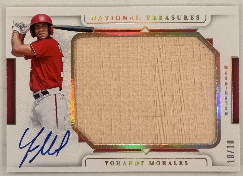 2024 National Treasures Yohandy Morales Prospect Jumbo Lumber Auto /10