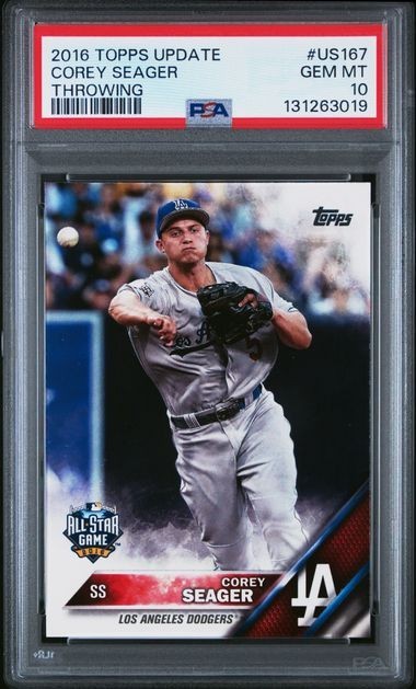 COREY SEAGER 2016 Topps UPDATE #US167 PSA 10 GEM MT