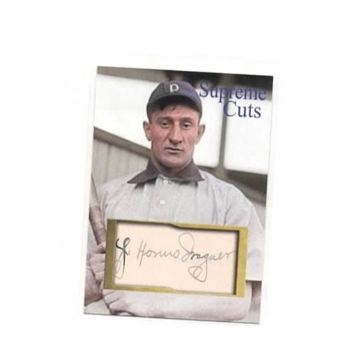 HONUS WAGNER  Facsimile Autograph Limited Edition "SAMPLE"  Custom card