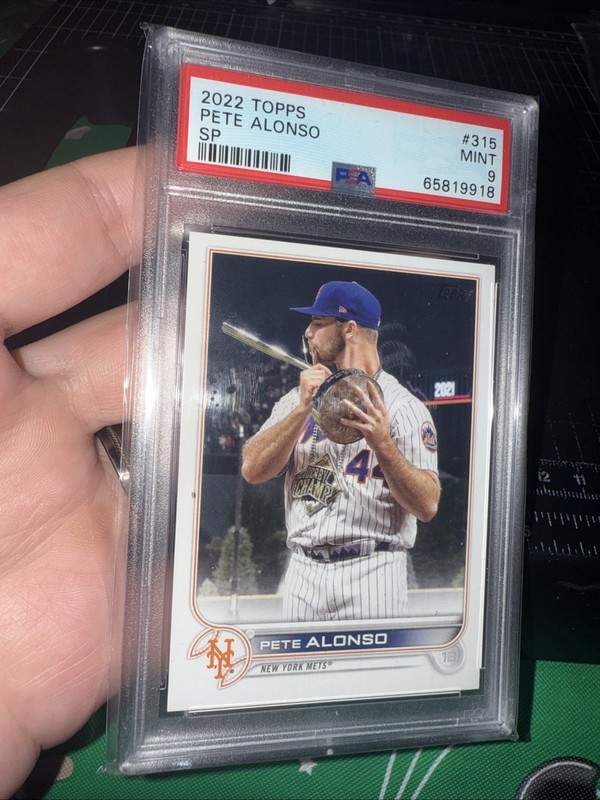 PETE ALONSO 2022 Topps SP #315 PSA 9 NEW YORK METS