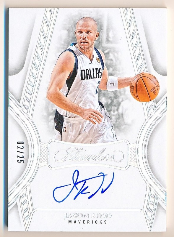 2024-25 Flawless Jason Kidd Flawless Autographs Auto #FA-JKM (02/25) - JSY #