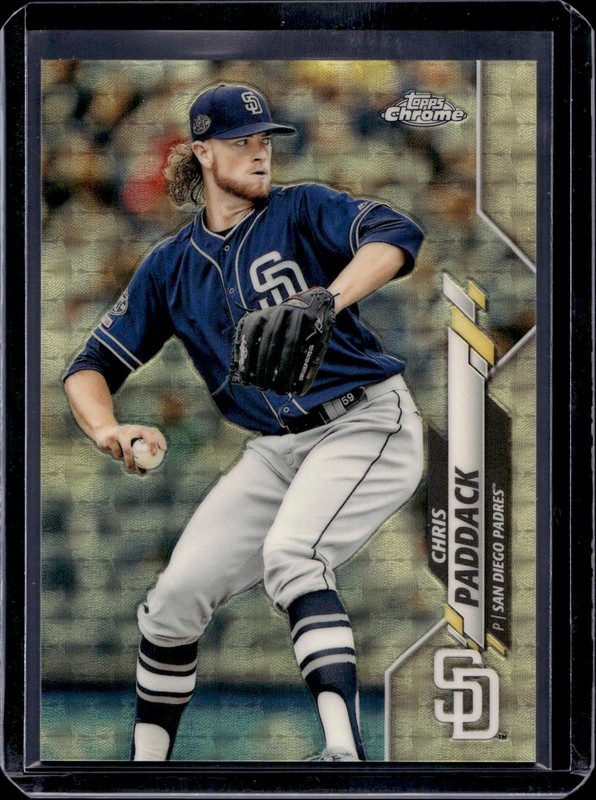 2020 Topps Chrome Chris Paddack SuperFractor 1/1 San Diego Padres 39