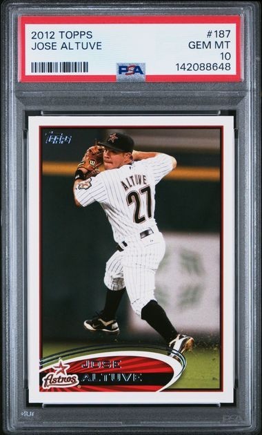 JOSE ALTUVE 2012 Topps #187 PSA 10 GEM MT QTY