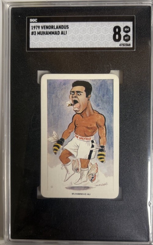 1979 Venorlandus #3 Muhammad Ali SGC 8 NM-MT Boxing Heavyweight Champion