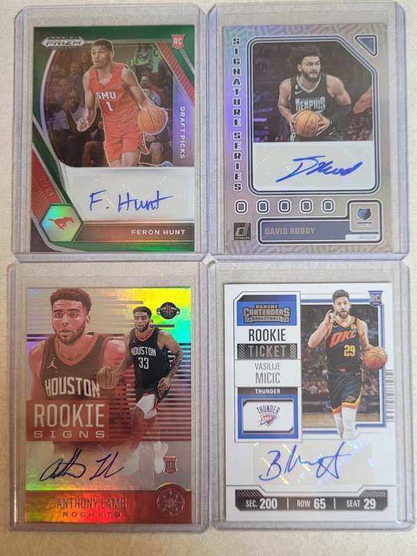 NBA Basketball Auto Patch Numbered Refractor Sp Ssp 115 Card Lot Game Worn Used view 2