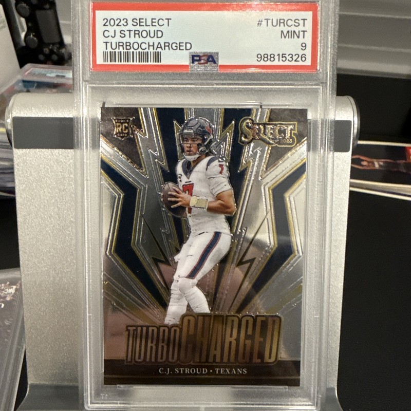 C J STROUD 2023 SELECT #TURCST TURBOCHARGED ROOKIE CARD RC GRADED PSA 10 TEXANS