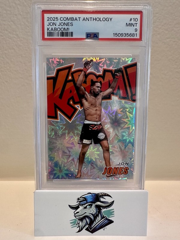 2025 Combat Anthology Jon Jones Kaboom! #10 PSA 9 MINT