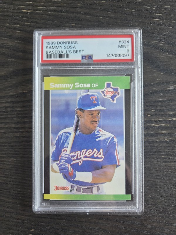1989 Donruss Baseball's Best - SAMMY SOSA RC PSA 9! 🔥 