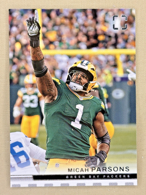 2025 Panini Photogenic Micah Parsons - Green Bay Packers #71 in Packers uniform!