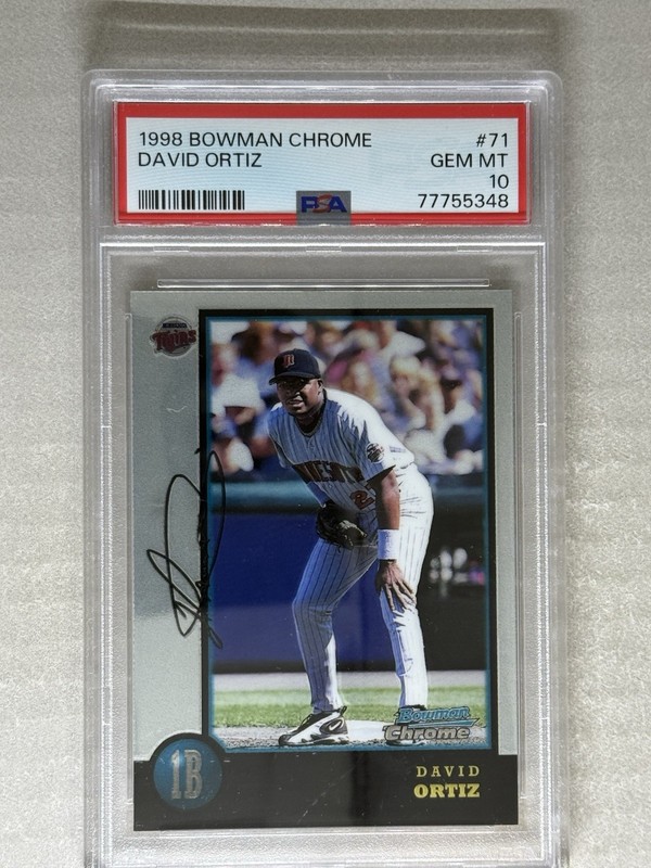 1998 Bowman Chrome - David Ortiz #71 PSA 10