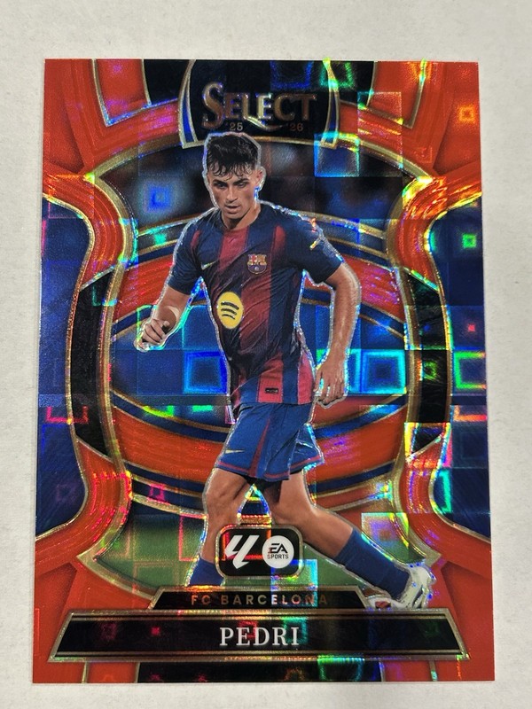 2025-26 Panini Select La Liga Pedri Barcelona Red Pandora SP