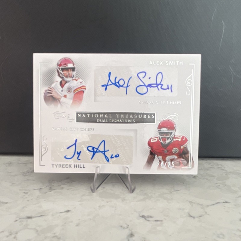 Panini 2017 National Treasures Dual Signatures Smith Hill Auto /25 Chiefs