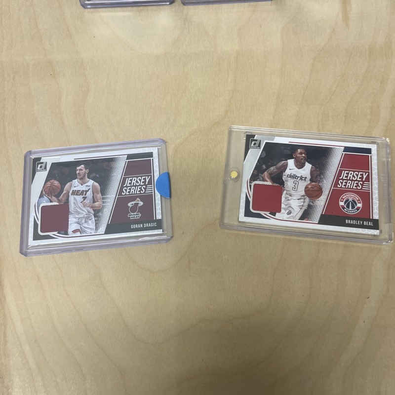 Lot Of 7 Basketball Cards - Auto, Numbered, Game Worn Patch, /39, Game Worn view 2