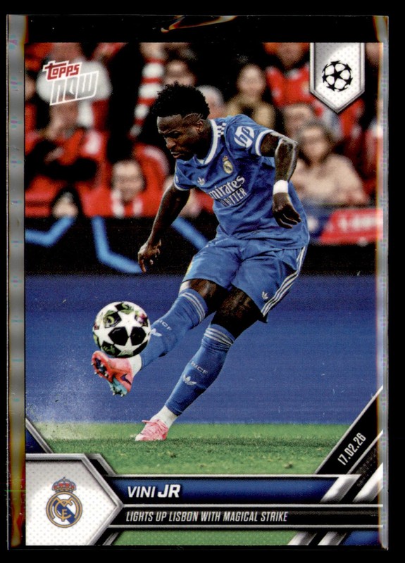 2025-26 UCL Topps NOW Vinicius Jr VINI JR Card #88 REAL MADRID