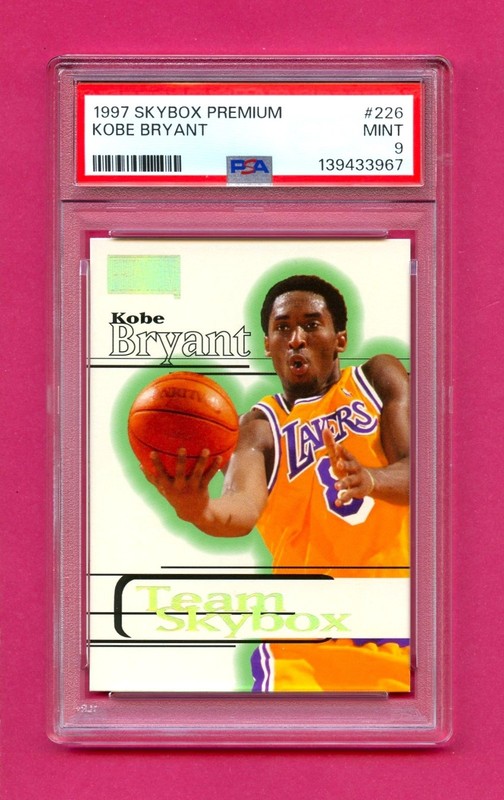 1997-98 Skybox Premium KOBE BRYANT #226 2nd Year PSA 9 MINT Los Angeles Lakers